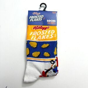Odd Sox Unisex Kelloggs Frosted Flakes Breakfast Cereal Novelty Crew Socks